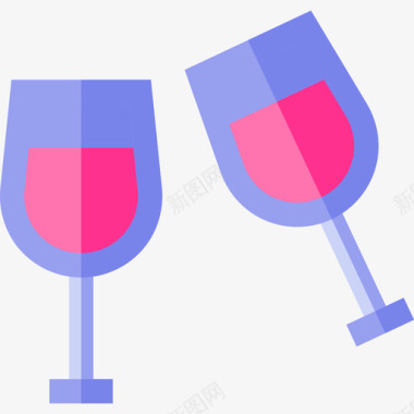 葡萄酒生日15平淡图标图标