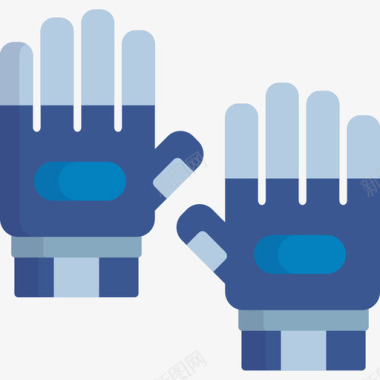 手套冬季24扁平图标图标