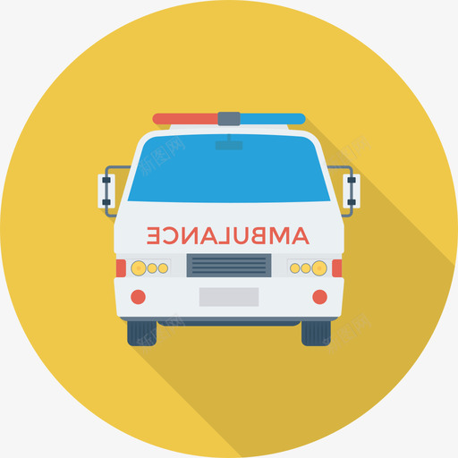 救护车医疗50循环图标svg_新图网 https://ixintu.com 医疗50 循环 救护车