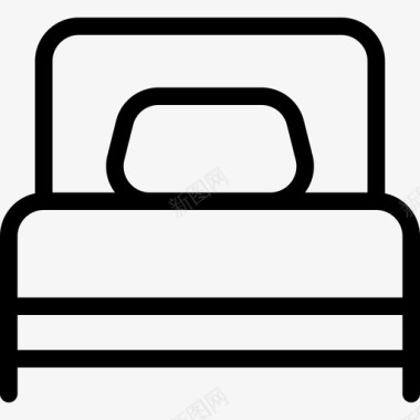 床家具33直线型图标图标