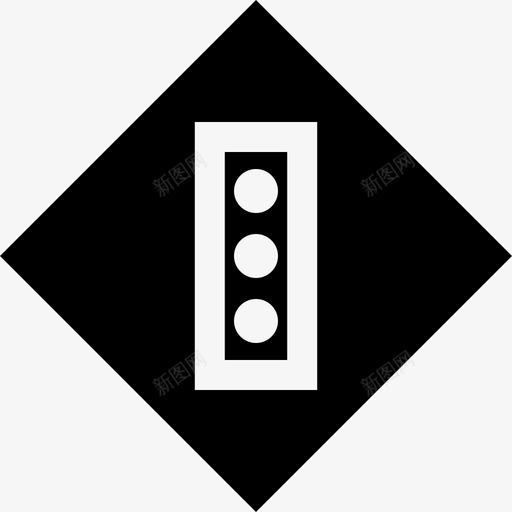 红绿灯交通标志5已填充图标svg_新图网 https://ixintu.com 交通标志5 已填充 红绿灯