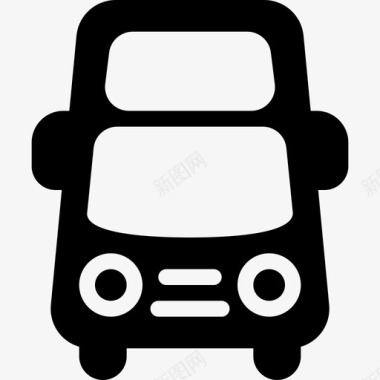 公共汽车运输44满载图标图标