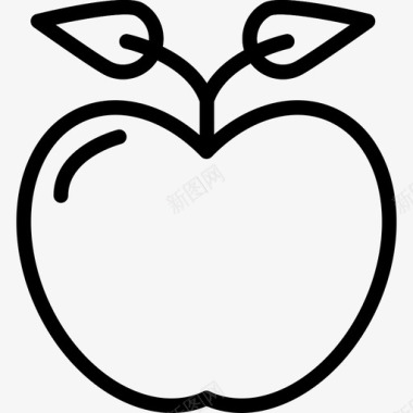苹果生态67直线型图标图标