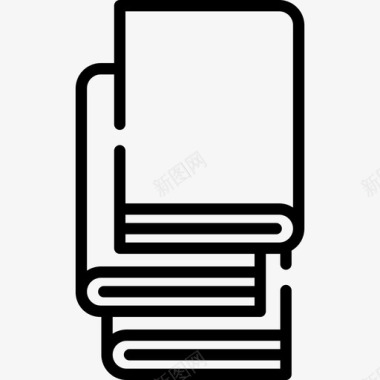 书籍whatsapp线性图标图标