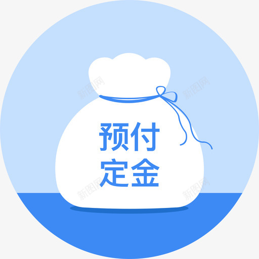 ico_order02_pre_paidsvg_新图网 https://ixintu.com ico_order02_pre_paid 定金 填充 扁平 多色