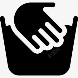 2次手洗洗衣2次满洗图标高清图片