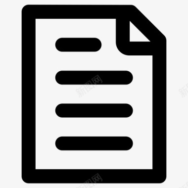 文件文件纸页图标图标