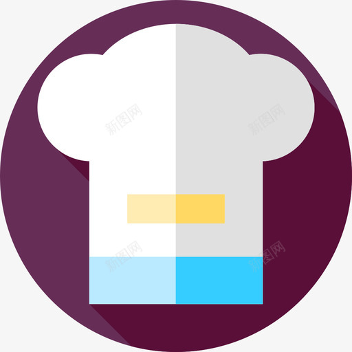 厨师帽面包房11平的图标svg_新图网 https://ixintu.com 厨师帽 平的 面包房11