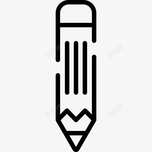 铅笔缝纫15线状图标svg_新图网 https://ixintu.com 线状 缝纫15 铅笔