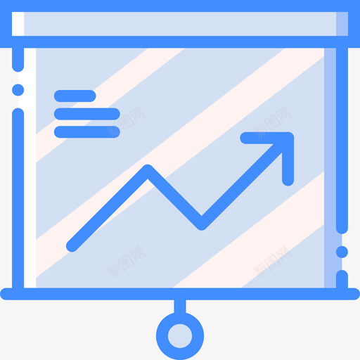 演示文稿商务152蓝色图标svg_新图网 https://ixintu.com 商务152 演示文稿 蓝色