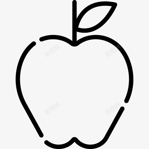 苹果秋季22直纹图标svg_新图网 https://ixintu.com 直纹 秋季22 苹果