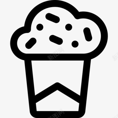 松饼冬季13直纹图标图标