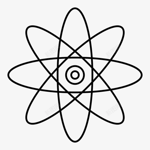 原子圆物理学图标svg_新图网 https://ixintu.com 原子 圆 宇宙 宇宙飞船科学 物理学 空间 行星