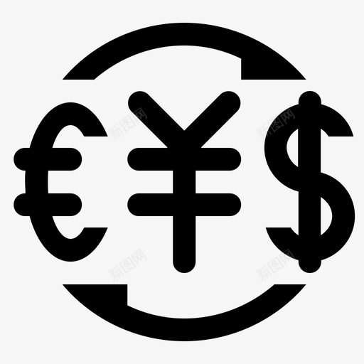 货币汇率svg_新图网 https://ixintu.com 货币汇率