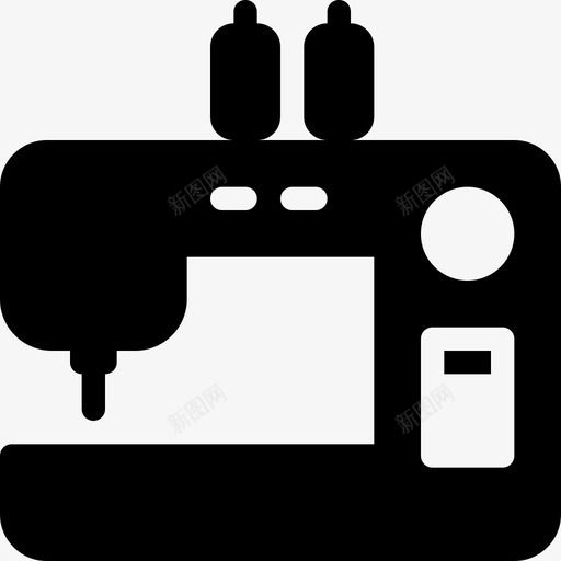 缝纫机工艺品缝纫3填充图标svg_新图网 https://ixintu.com 填充 工艺品缝纫3 缝纫机