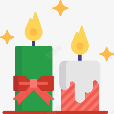 蜡烛圣诞105平的图标图标