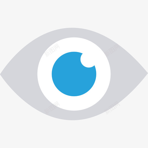 眼睛保安48平的图标svg_新图网 https://ixintu.com 保安48 平的 眼睛