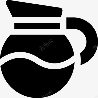 咖啡咖啡店36号装满图标图标