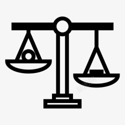 天平剑正义平衡法律图标高清图片