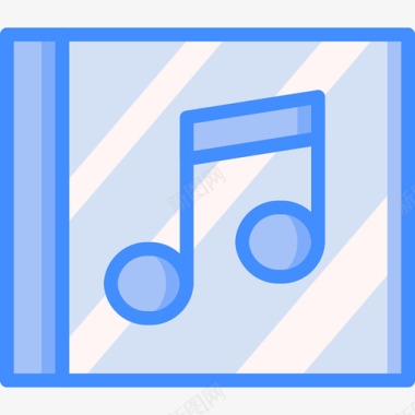 音乐基础14蓝色图标图标