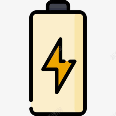 电池用户界面26线性颜色图标图标