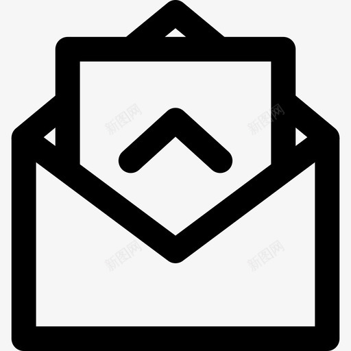 电子邮件接口44线性图标svg_新图网 https://ixintu.com 接口44 电子邮件 线性