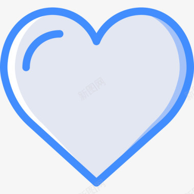 心脏基础14蓝色图标图标