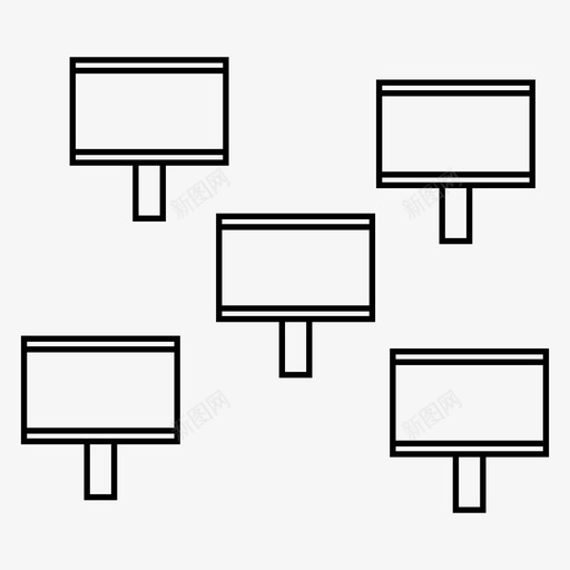 抗议标志例外回收图标svg_新图网 https://ixintu.com 代表 例外 反抗 回收 抗议标志 用户界面 网页设计 营销