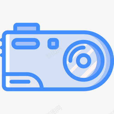 数码相机摄影13蓝色图标图标