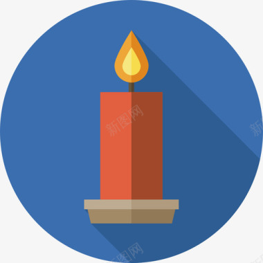 蜡烛感恩节16平的图标图标