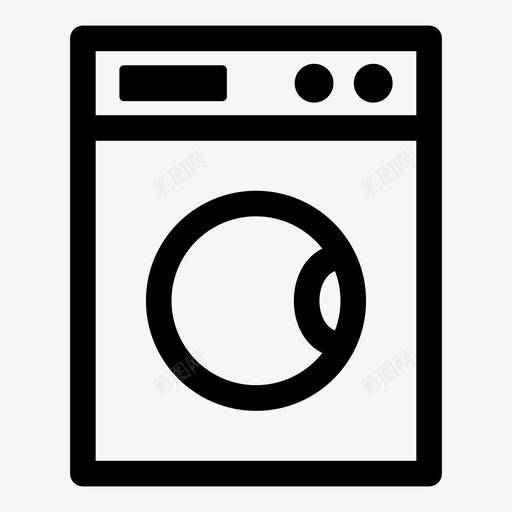 洗衣机干衣机厨房用具2电子产品图标svg_新图网 https://ixintu.com 厨房用具2电子产品 干衣机 洗衣机