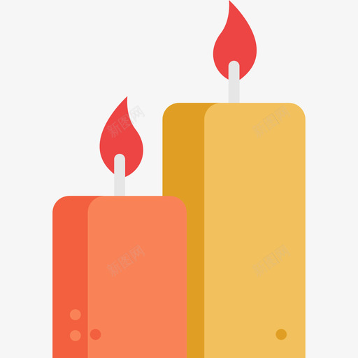 蜡烛感恩节18平的图标svg_新图网 https://ixintu.com 平的 感恩节18 蜡烛