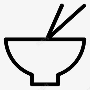 拉面碗食品日本菜图标图标