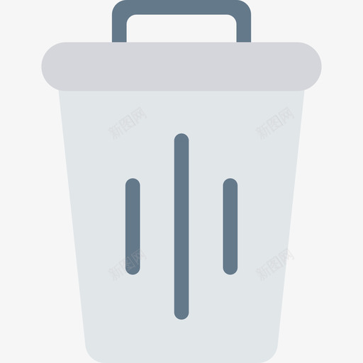 垃圾桶商务和办公室15公寓图标svg_新图网 https://ixintu.com 公寓 商务和办公室15 垃圾桶