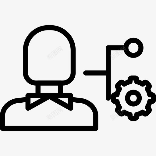 用户业务154直系图标svg_新图网 https://ixintu.com 业务154 用户 直系