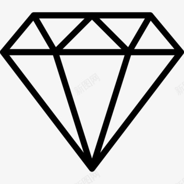 钻石必备品11直线型图标图标