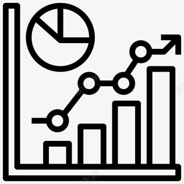 分析条形图搜索引擎优化和网络图标图标