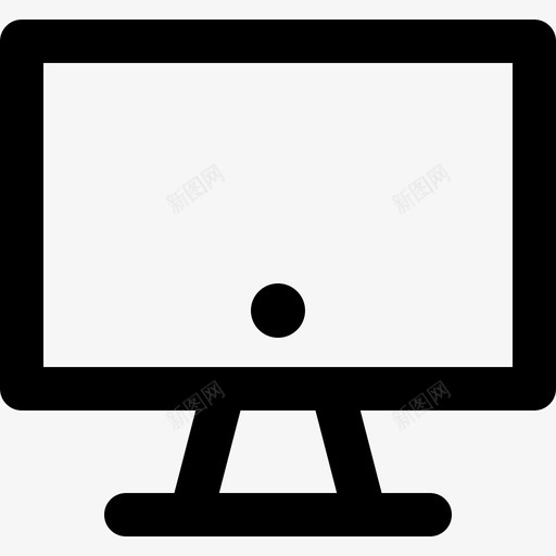 计算机平面17线性图标svg_新图网 https://ixintu.com 平面设计17 线性 计算机