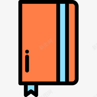 笔记本信纸111线性颜色图标图标