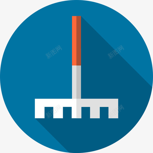 耙子农业24平坦图标svg_新图网 https://ixintu.com 农业24 平坦 耙子