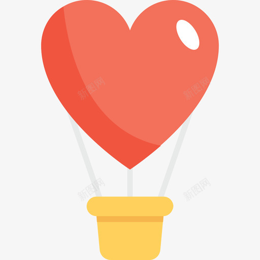 热气球爱情和婚礼3平的图标svg_新图网 https://ixintu.com 平的 热气球 爱情和婚礼3