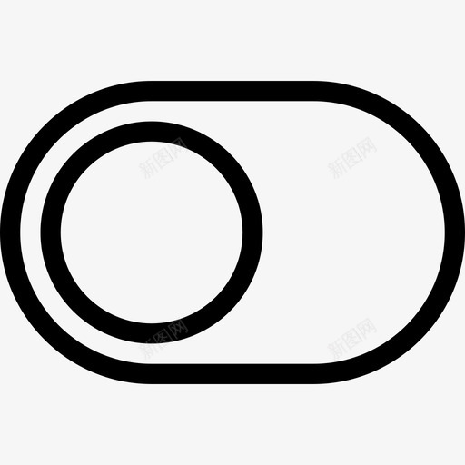 开关基本图标3线性svg_新图网 https://ixintu.com 基本图标3 开关 线性