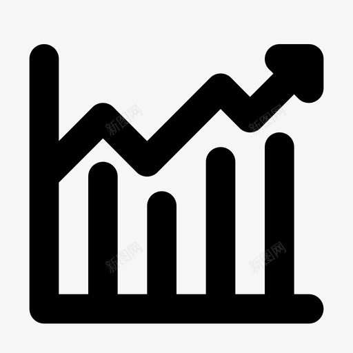 概要增长分析业务增长图标svg_新图网 https://ixintu.com 业务和管理 业务增长 分析 利润 增长 概要增长