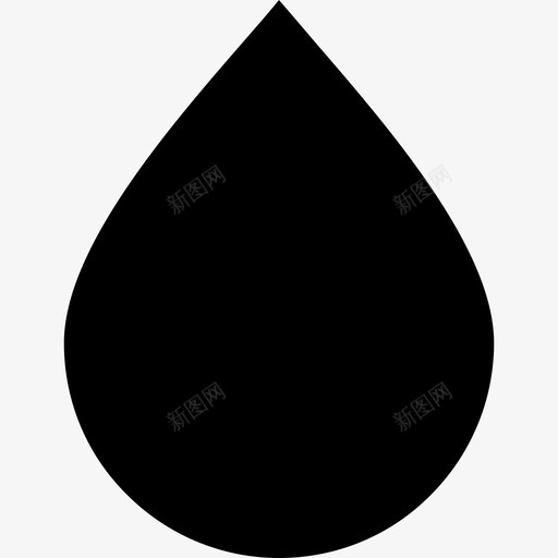 水滴水5填充图标svg_新图网 https://ixintu.com 填充 水5 水滴