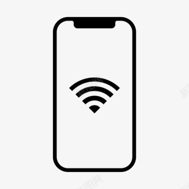 wifi信号互联网连接iphone图标图标