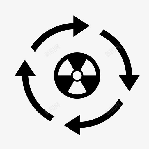 核循环能源动力图标svg_新图网 https://ixintu.com 动力 循环利用 核循环 能源