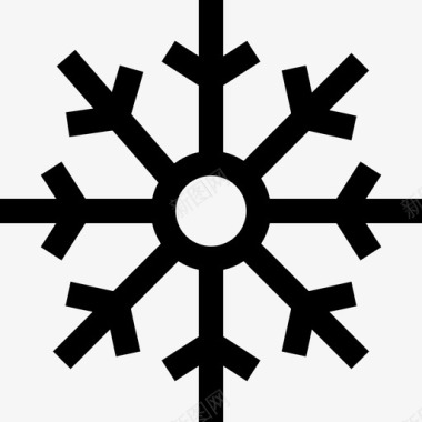 雪北极5线性图标图标
