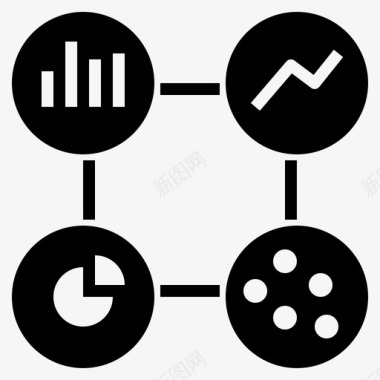 度量分析数据图标图标