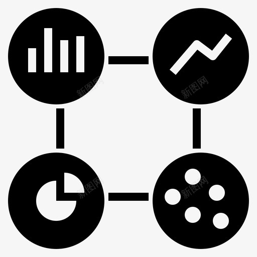 度量分析数据图标svg_新图网 https://ixintu.com 产品管理图示符 分析 度量 数据 统计