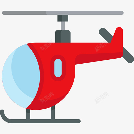 直升机旅行地点表情符号2扁平图标svg_新图网 https://ixintu.com 扁平 旅行地点表情符号2 直升机